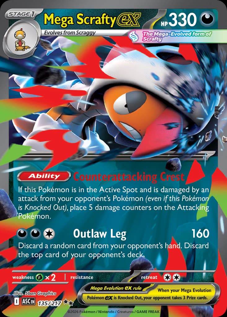 Mega Scrafty ex: Ascended Heroes
