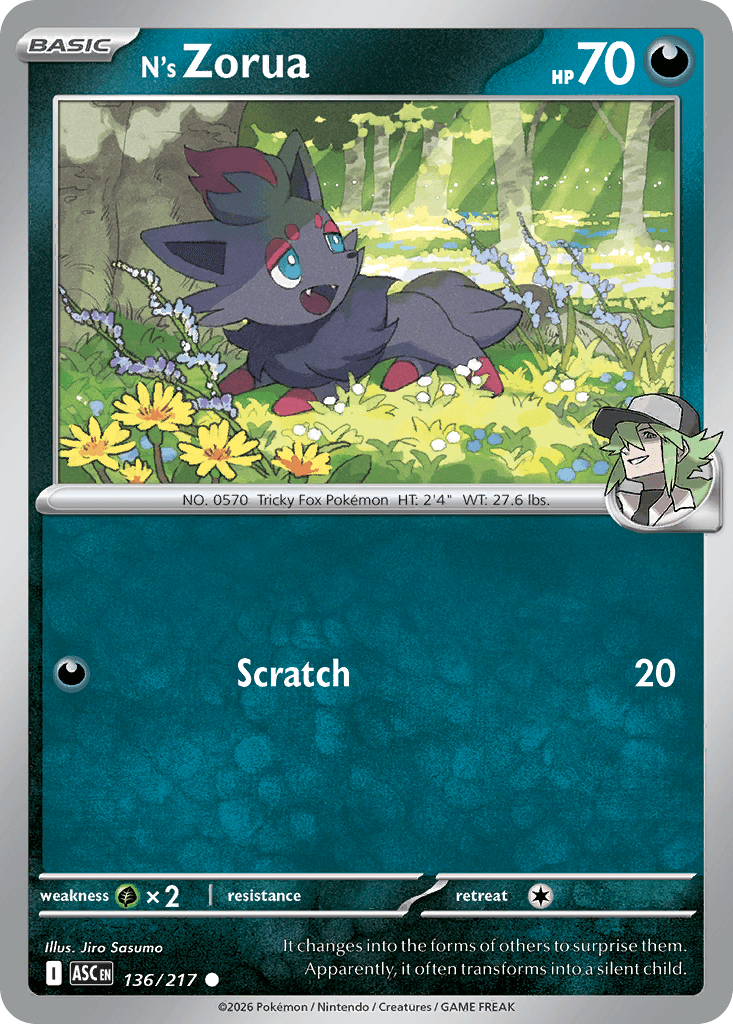 N's Zorua: Ascended Heroes
