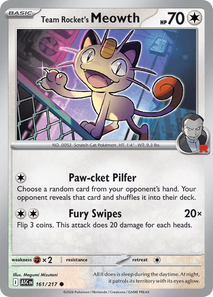 Team Rocket's Meowth: Ascended Heroes