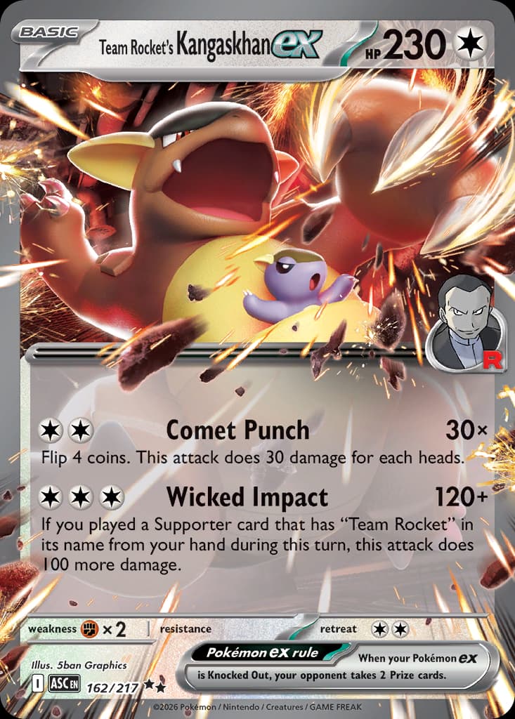 Team Rocket's Kangaskhan ex: Ascended Heroes