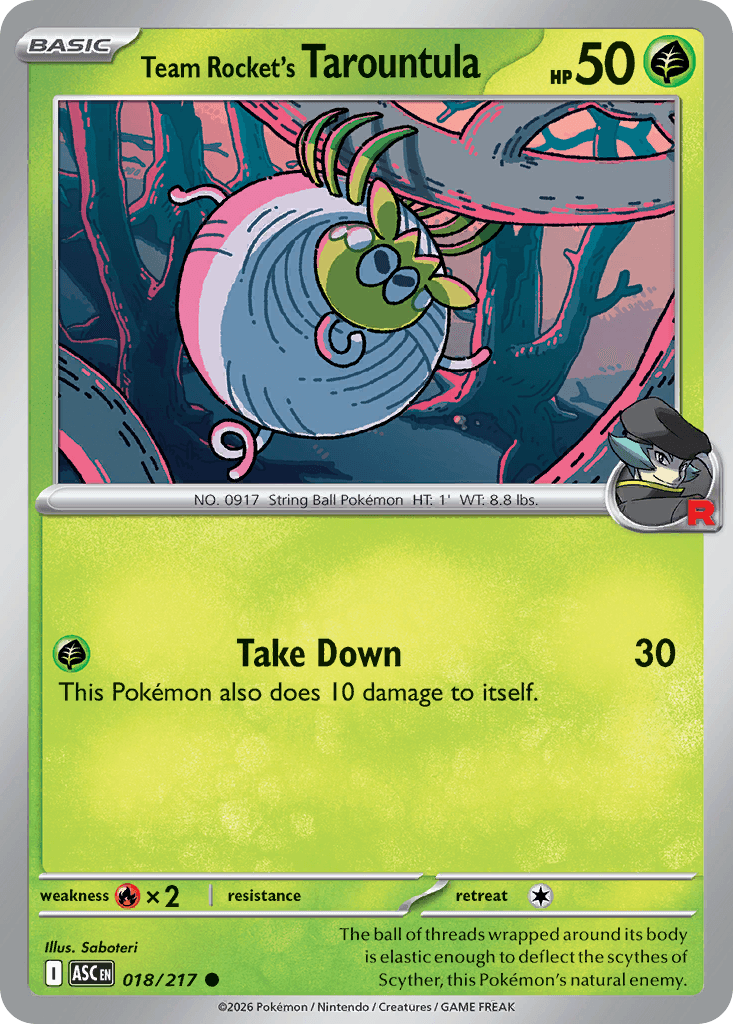 Team Rocket's Tarountula: Ascended Heroes