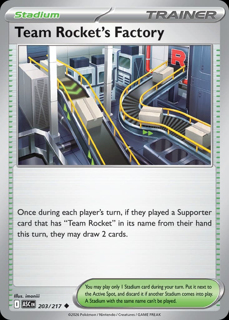 Team Rocket's Factory: Ascended Heroes