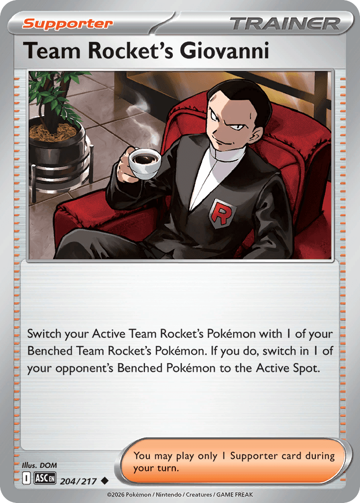 Team Rocket's Giovanni: Ascended Heroes