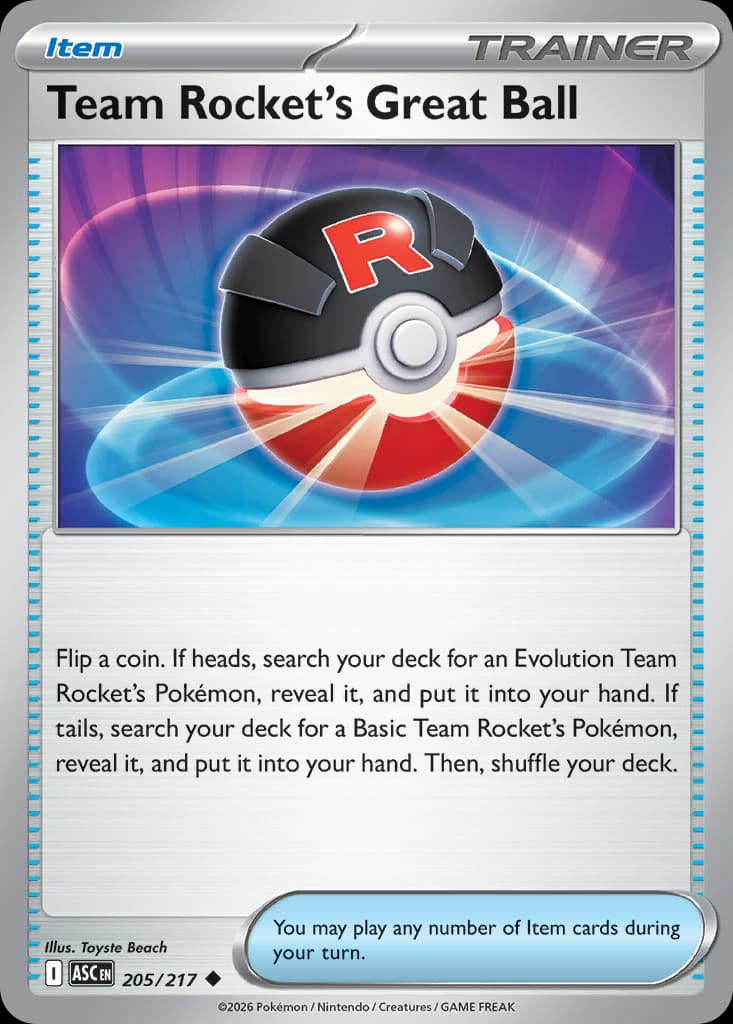 Team Rocket's Great Ball: Ascended Heroes