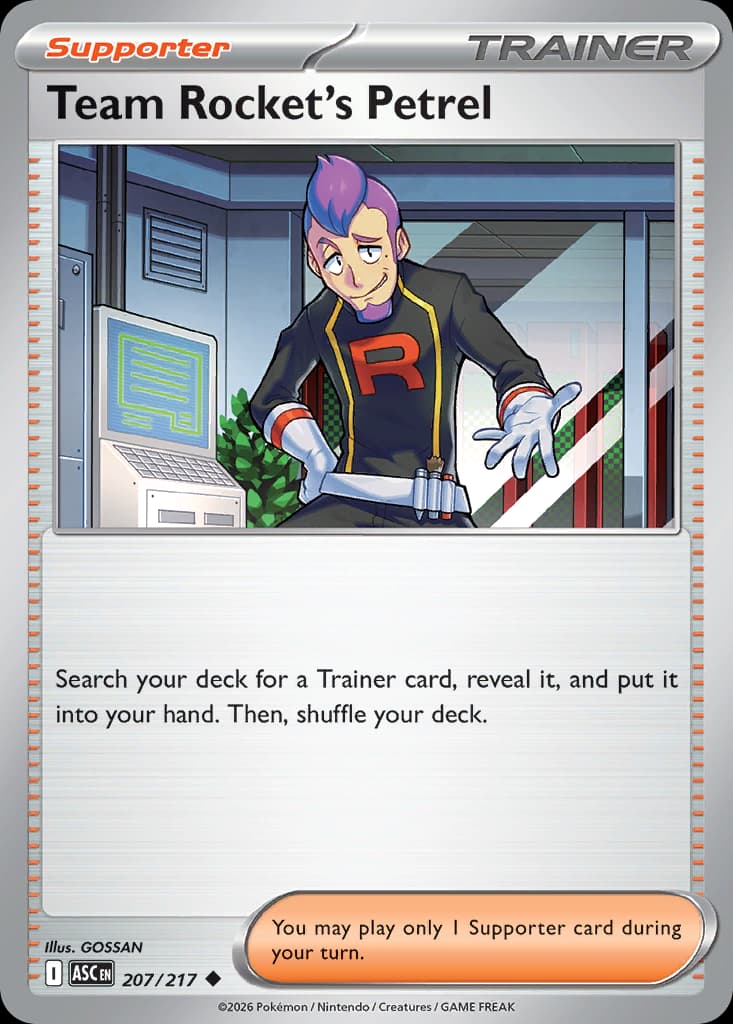 Team Rocket's Petrel: Ascended Heroes