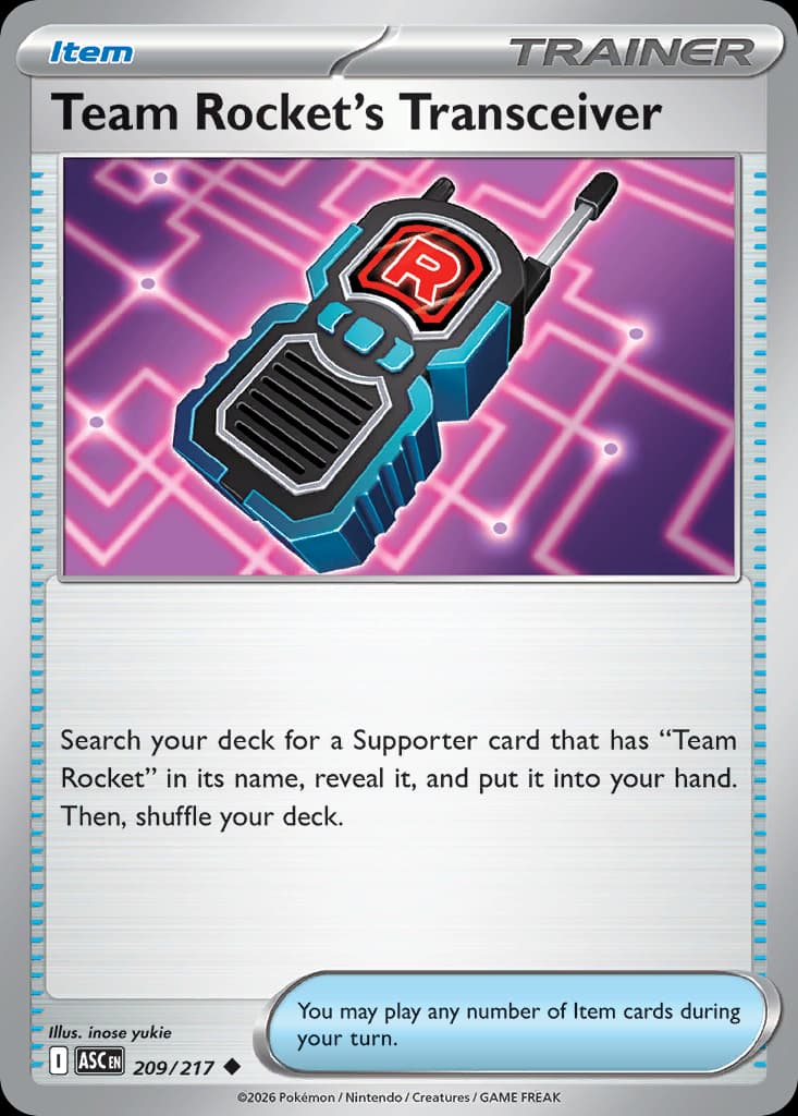 Team Rocket's Transceiver: Ascended Heroes