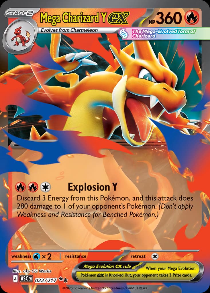 Mega Charizard Y ex: Ascended Heroes