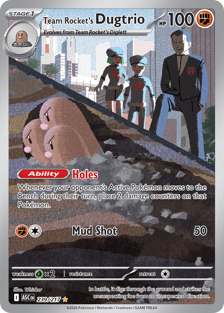 Team Rocket's Dugtrio: Ascended Heroes