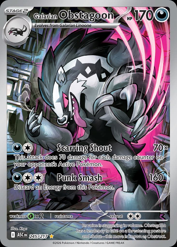 Galarian Obstagoon: Ascended Heroes