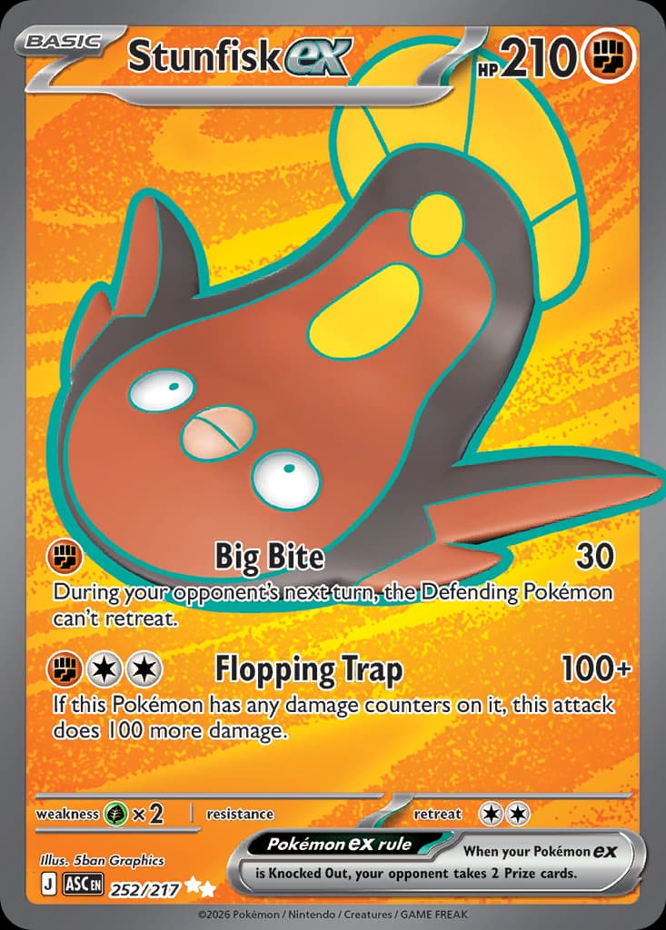Stunfisk ex: Ascended Heroes