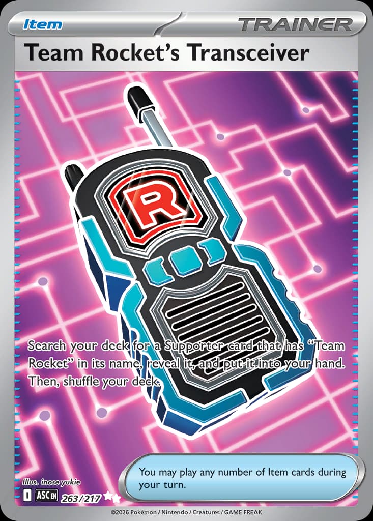 Team Rocket's Transceiver: Ascended Heroes