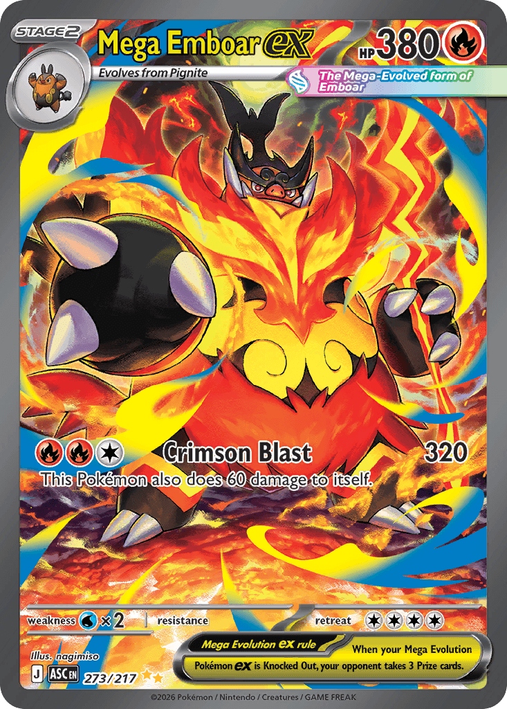 Mega Emboar ex: Ascended Heroes