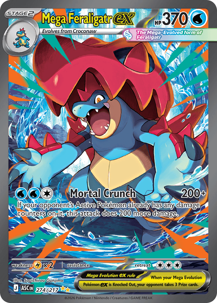 Mega Feraligatr ex: Ascended Heroes