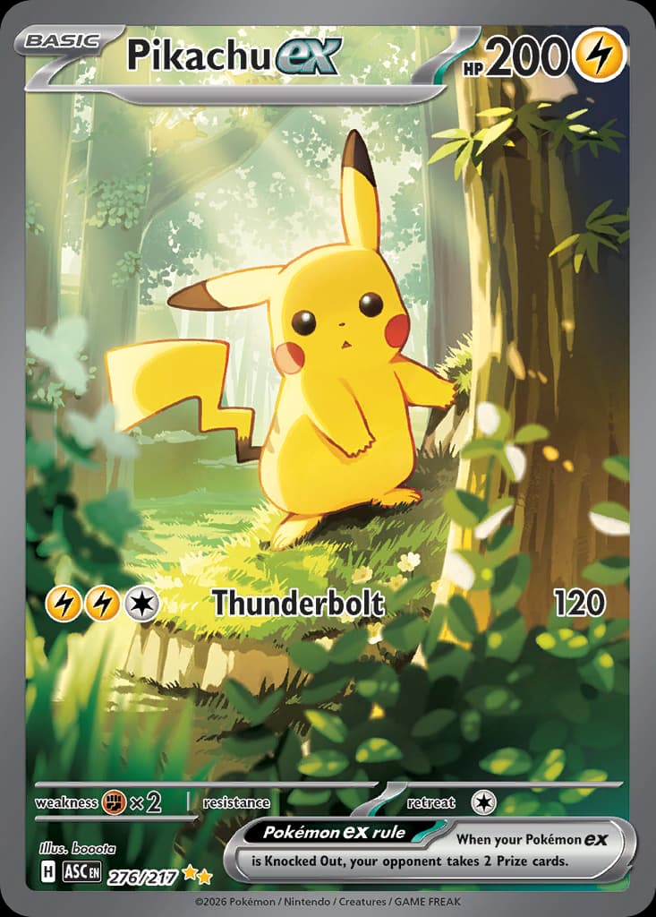 Pikachu ex: Ascended Heroes