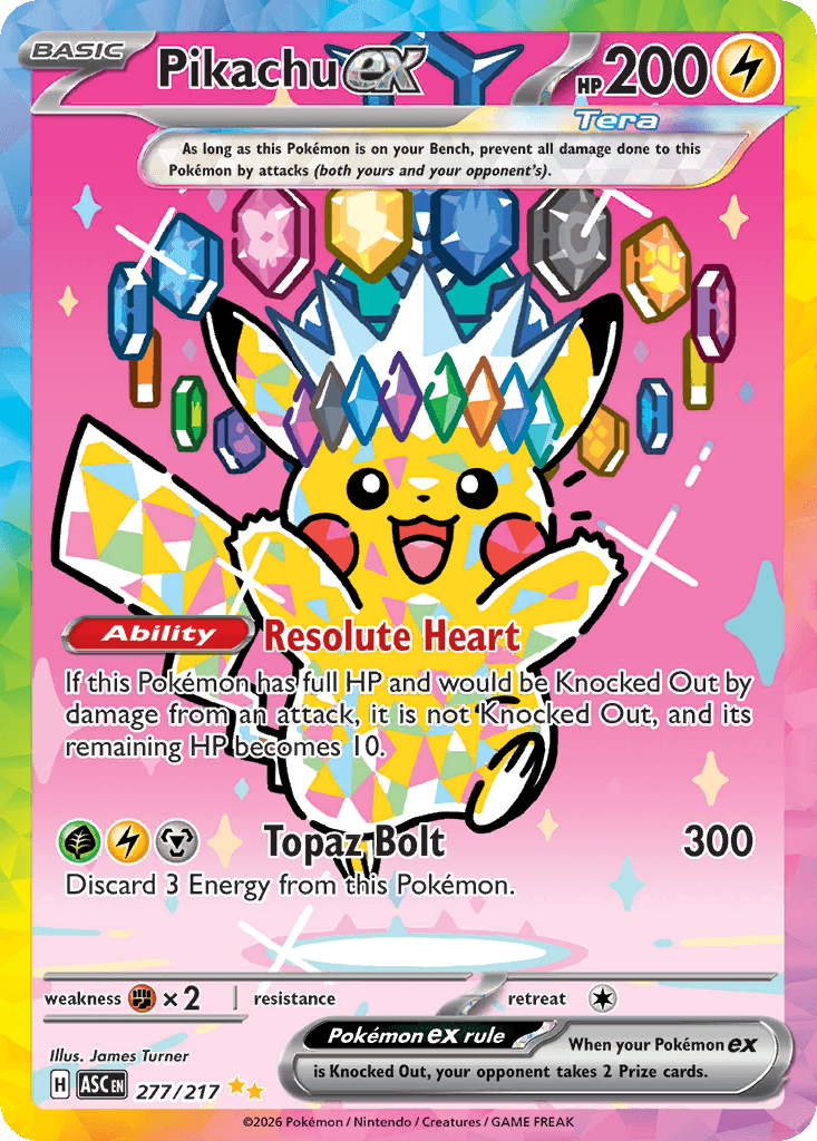 Pikachu ex: Ascended Heroes