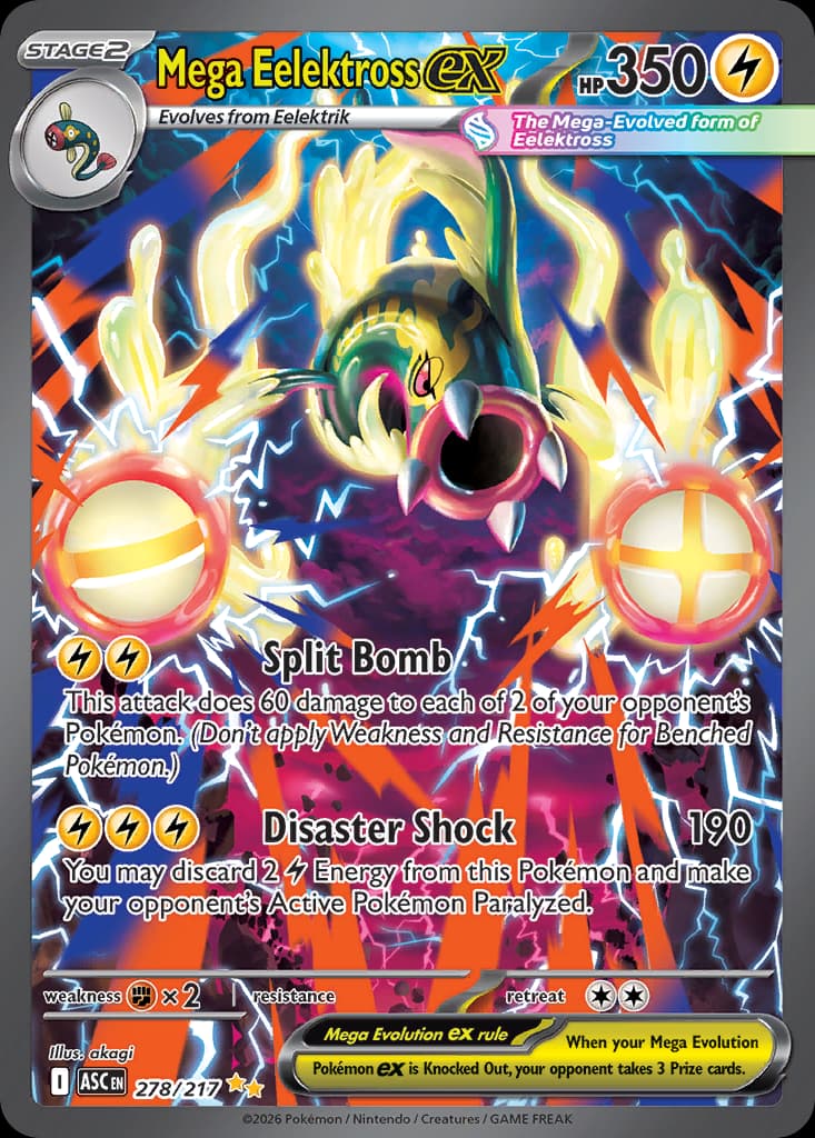 Mega Eelektross ex: Ascended Heroes