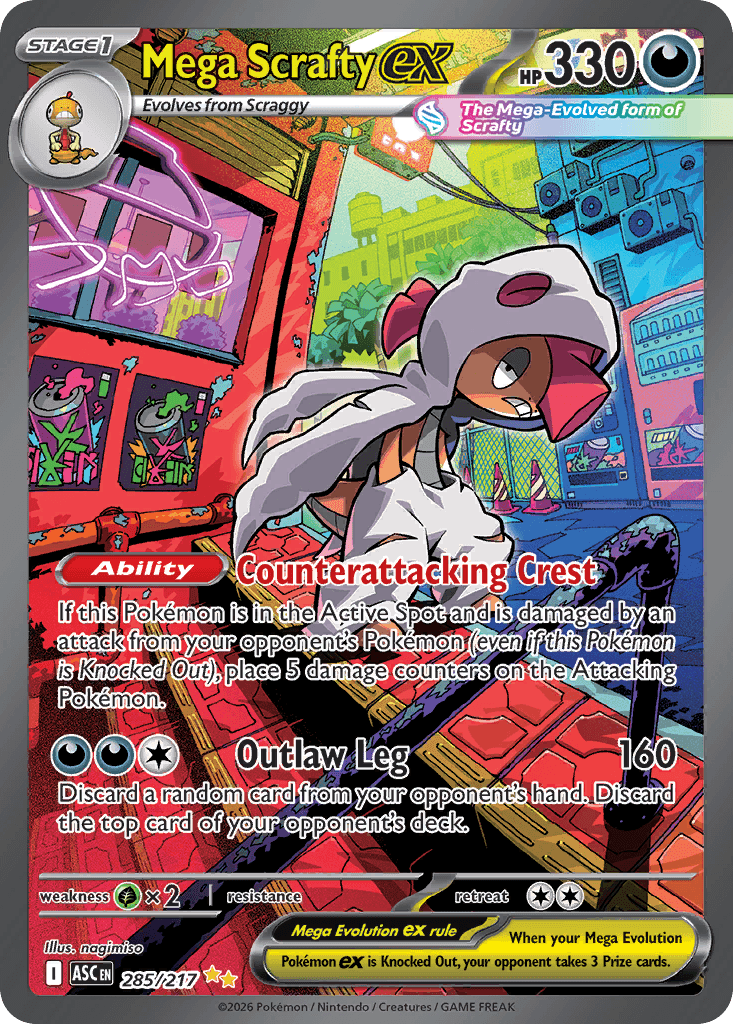 Mega Scrafty ex: Ascended Heroes