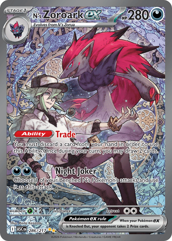 N's Zoroark ex: Ascended Heroes