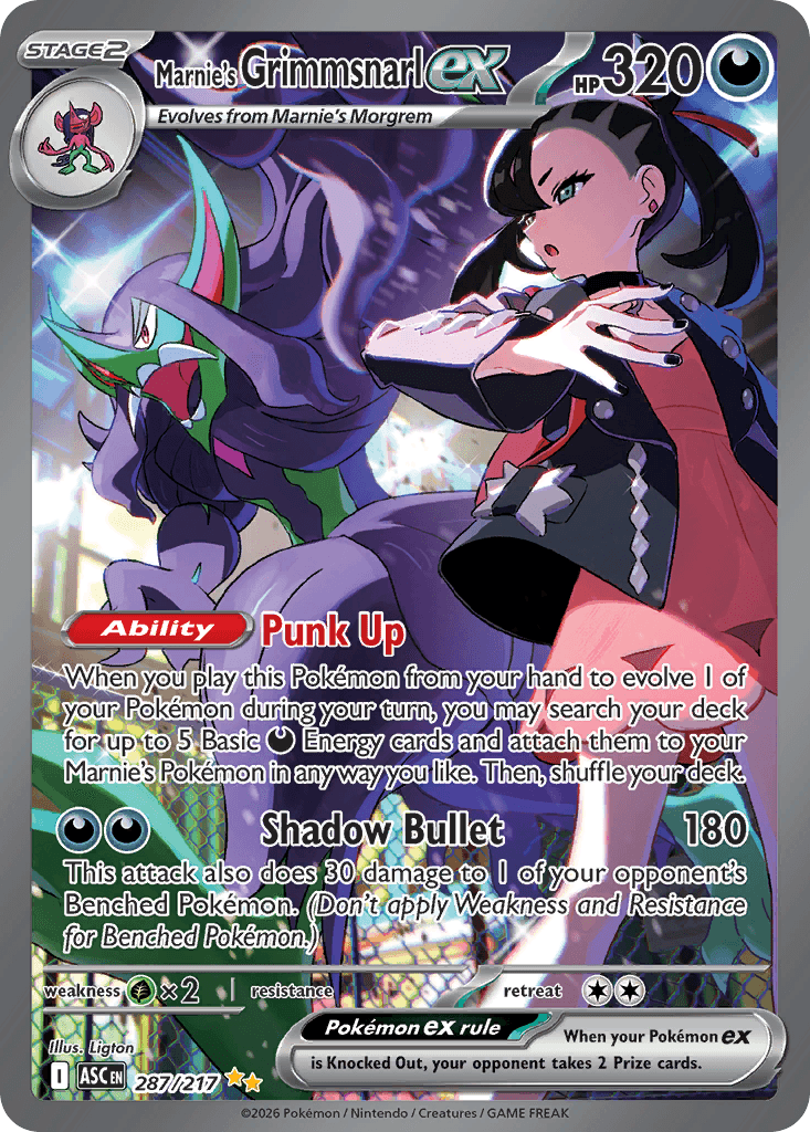 Marnie's Grimmsnarl ex: Ascended Heroes