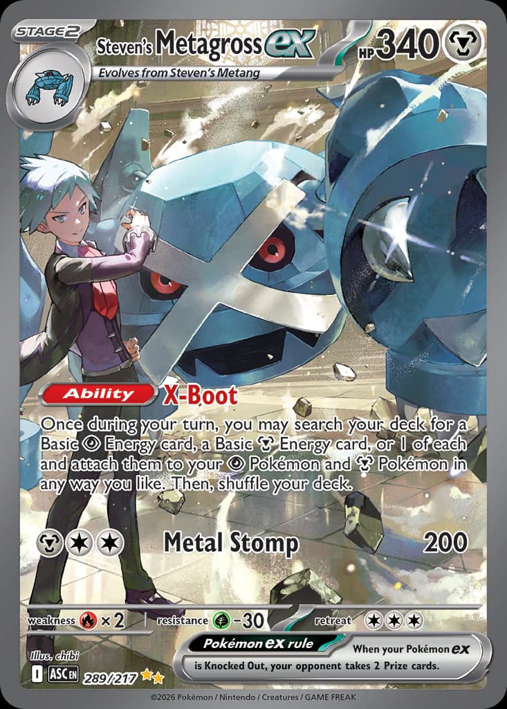 Steven's Metagross ex: Ascended Heroes