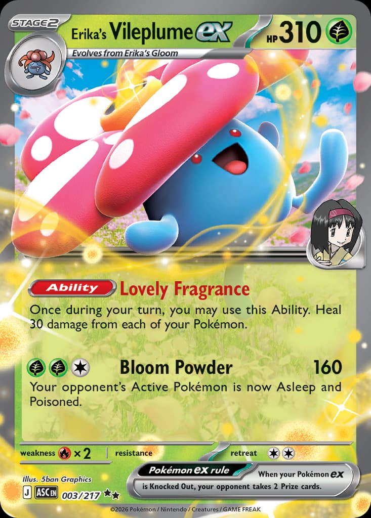 Erika's Vileplume ex: Ascended Heroes
