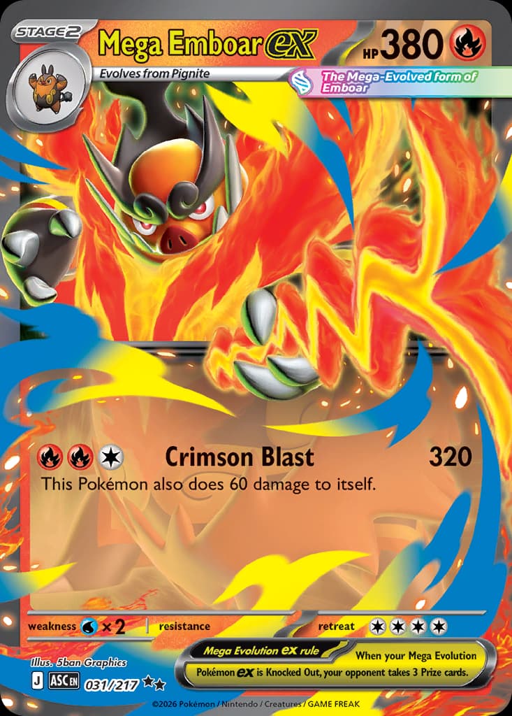 Mega Emboar ex: Ascended Heroes