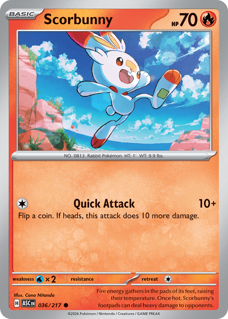 Scorbunny: Ascended Heroes