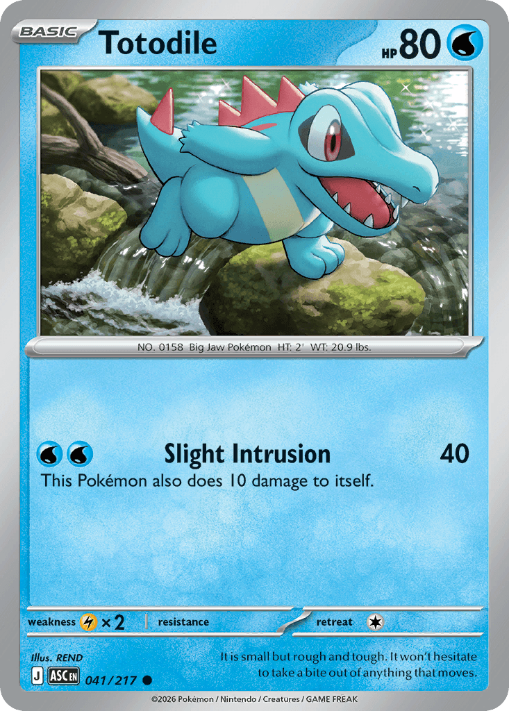 Totodile: Ascended Heroes