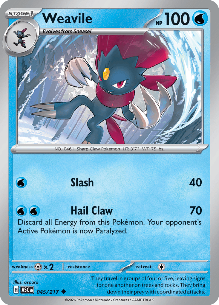 Weavile: Ascended Heroes