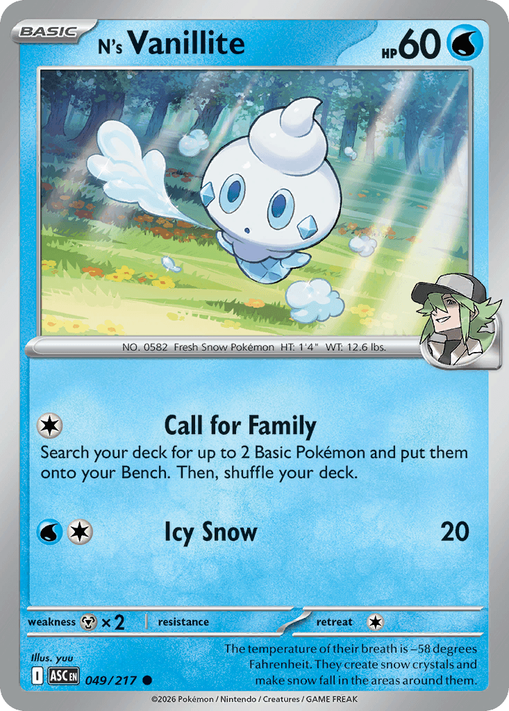 N's Vanillite: Ascended Heroes