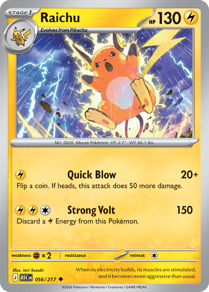 Raichu: Ascended Heroes