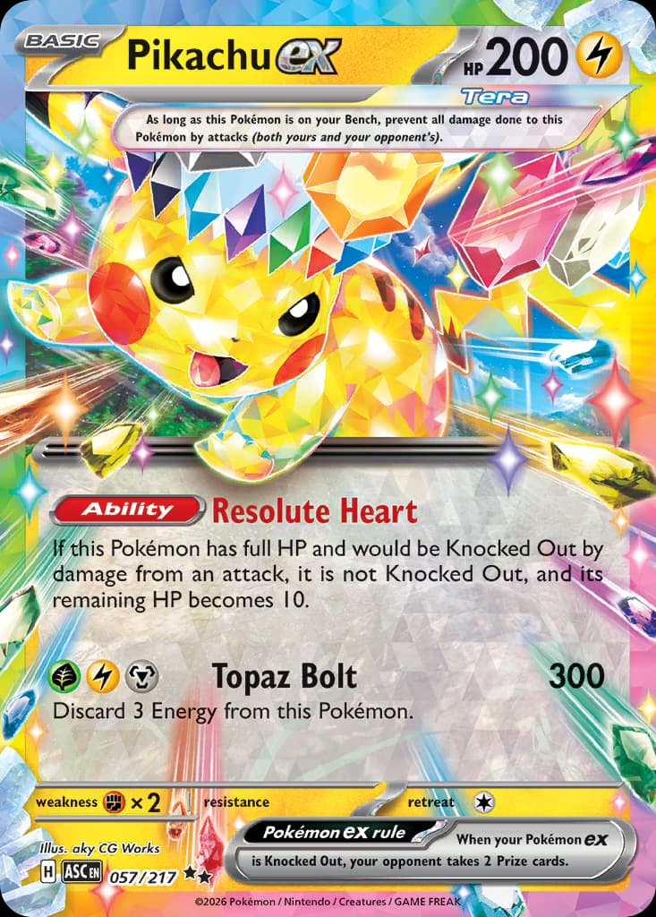 Pikachu ex: Ascended Heroes