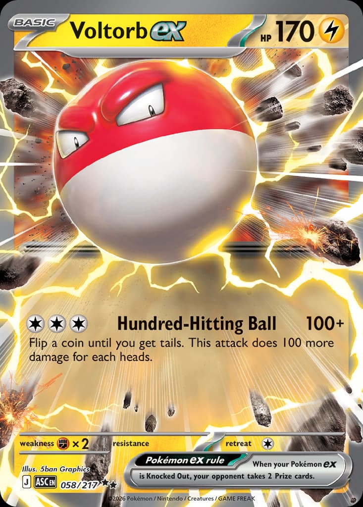 Voltorb ex: Ascended Heroes