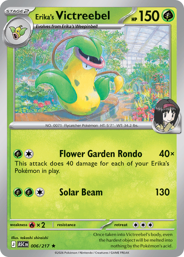 Erika's Victreebel: Ascended Heroes