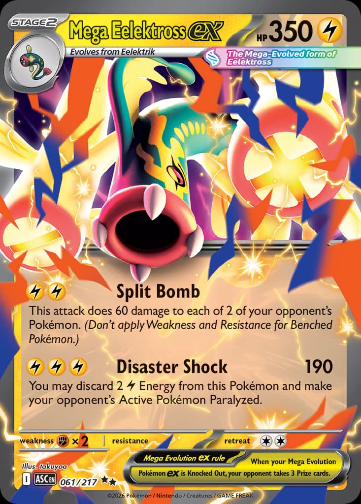 Mega Eelektross ex: Ascended Heroes