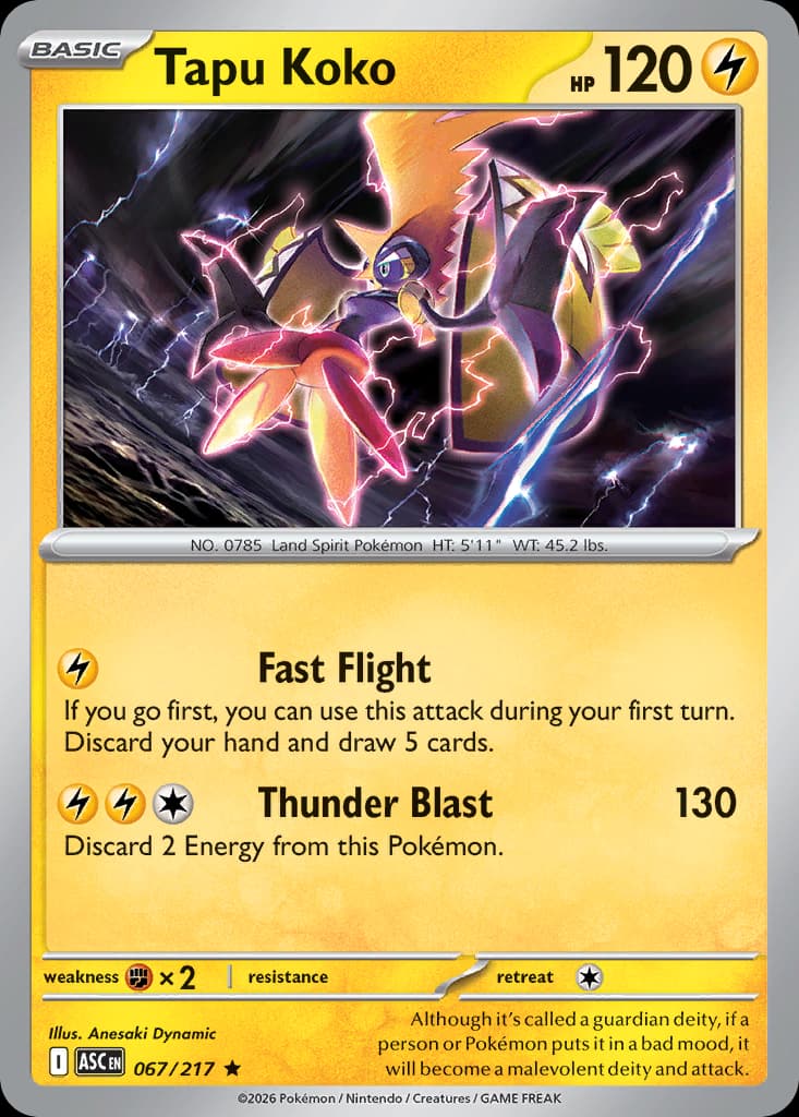 Tapu Koko: Ascended Heroes