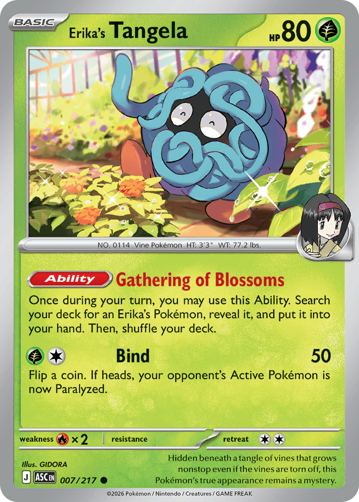 Erika's Tangela: Ascended Heroes