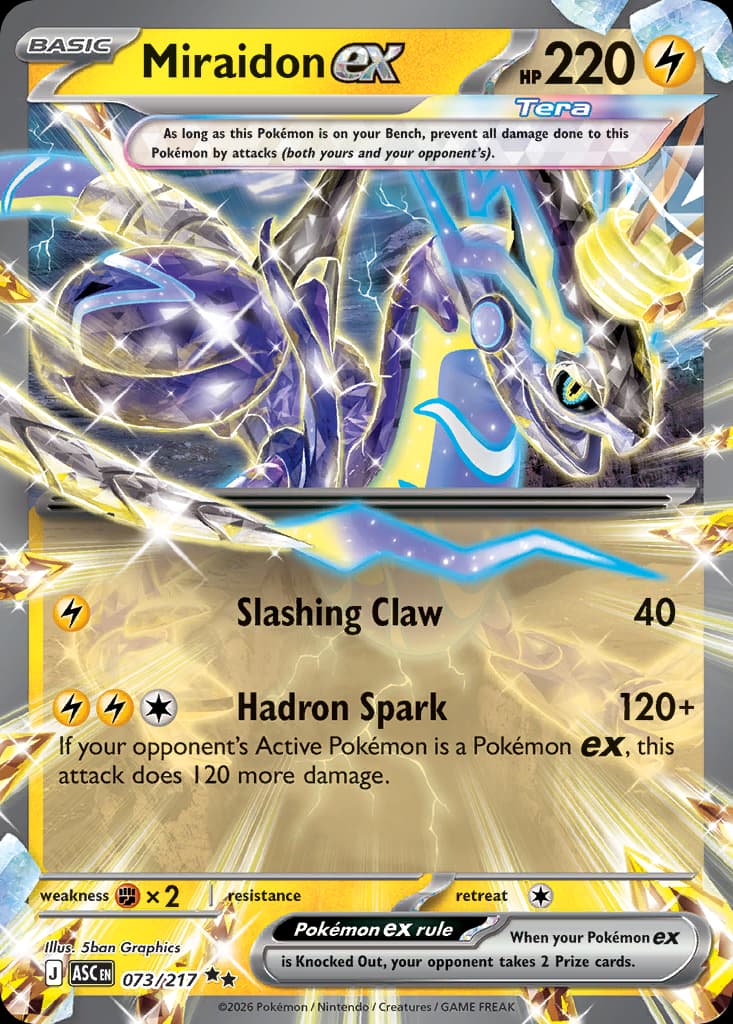 Miraidon ex: Ascended Heroes