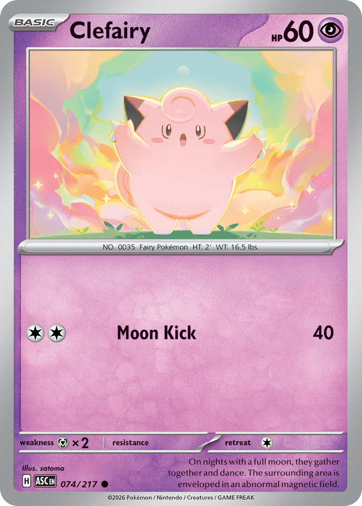 Clefairy: Ascended Heroes