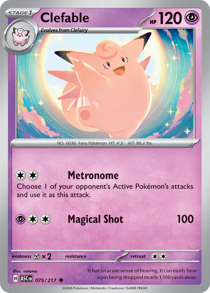 Clefable: Ascended Heroes