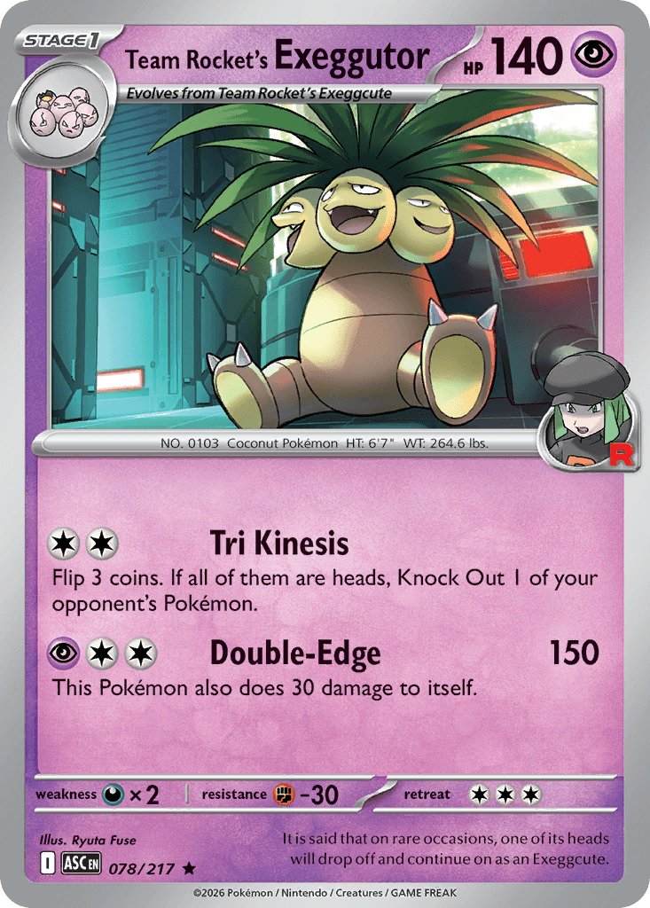Team Rocket's Exeggutor: Ascended Heroes