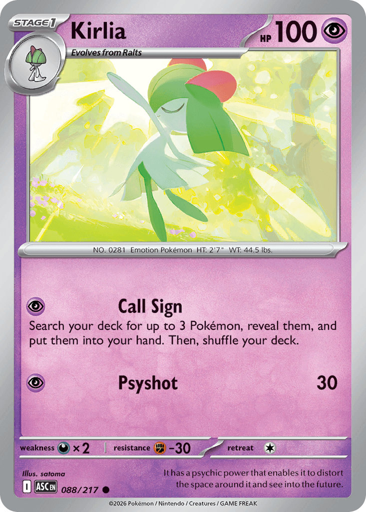 Kirlia: Ascended Heroes