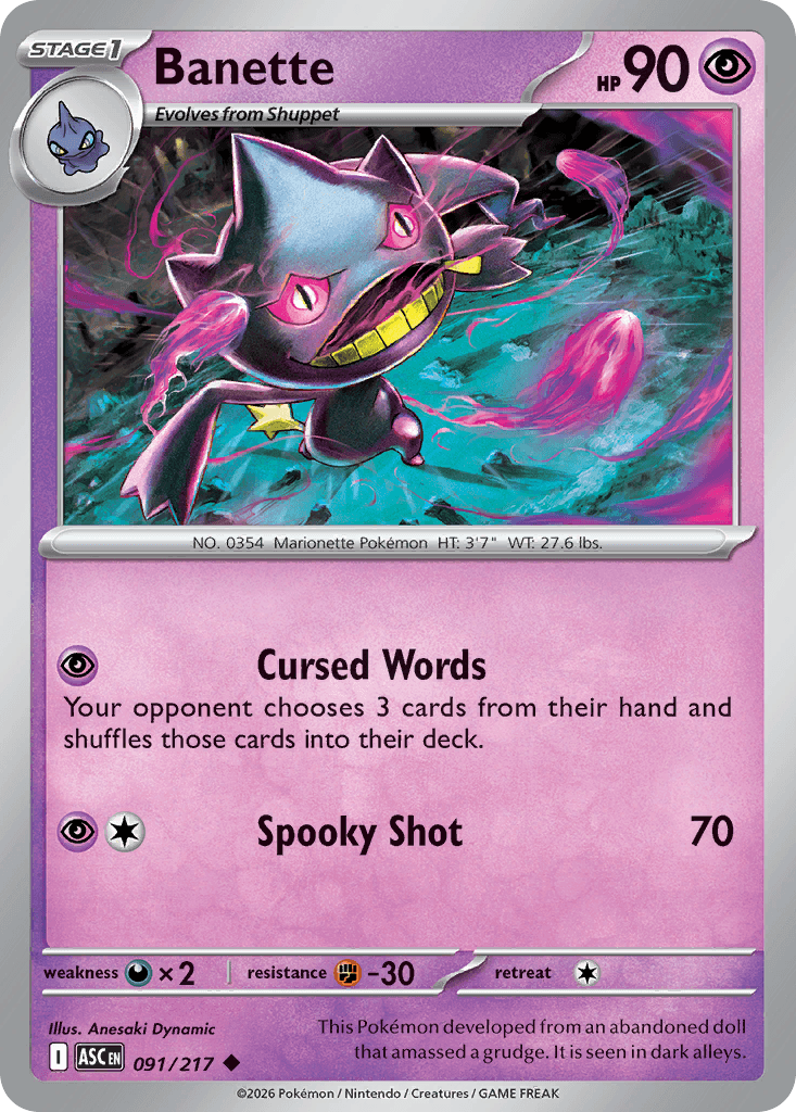 Banette: Ascended Heroes