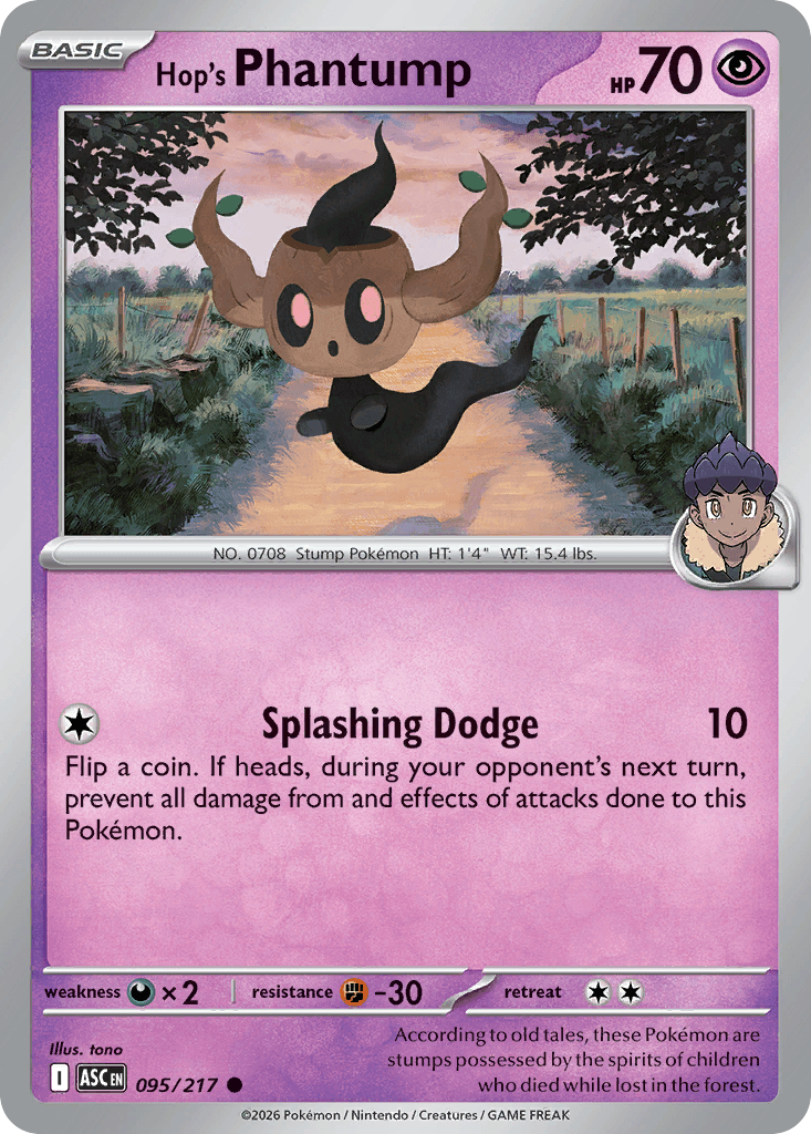 Hop's Phantump: Ascended Heroes