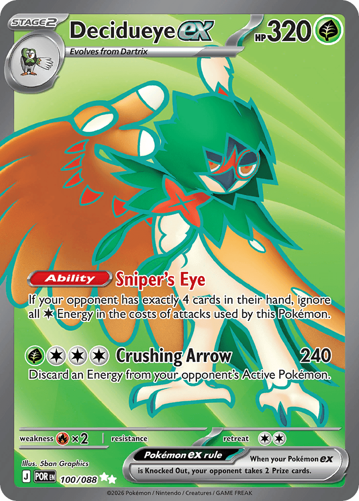 Decidueye ex: Perfect Order
