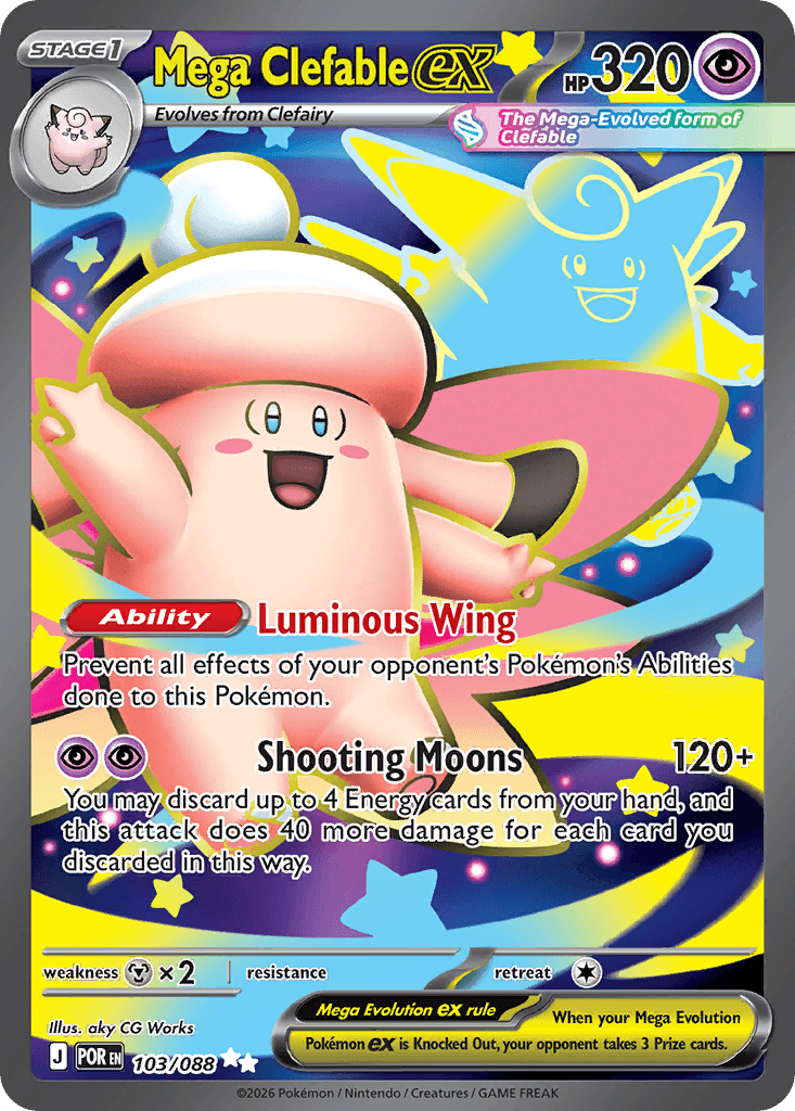 Mega Clefable ex: Perfect Order
