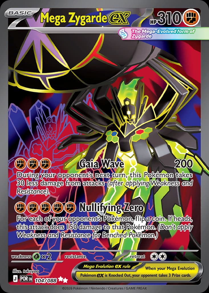 Mega Zygarde ex: Perfect Order
