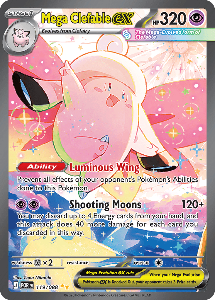 Mega Clefable ex: Perfect Order