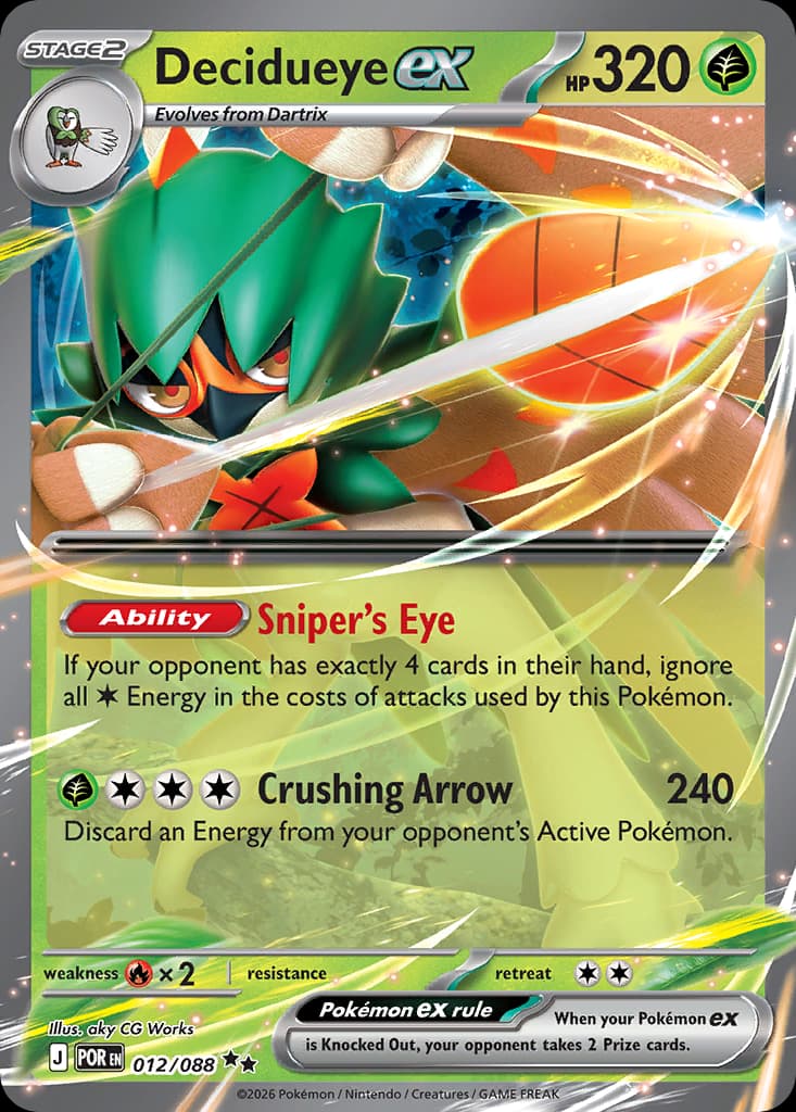 Decidueye ex: Perfect Order