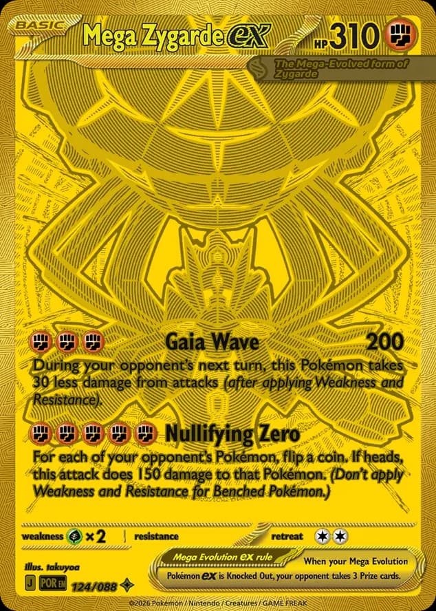 Mega Zygarde ex: Perfect Order